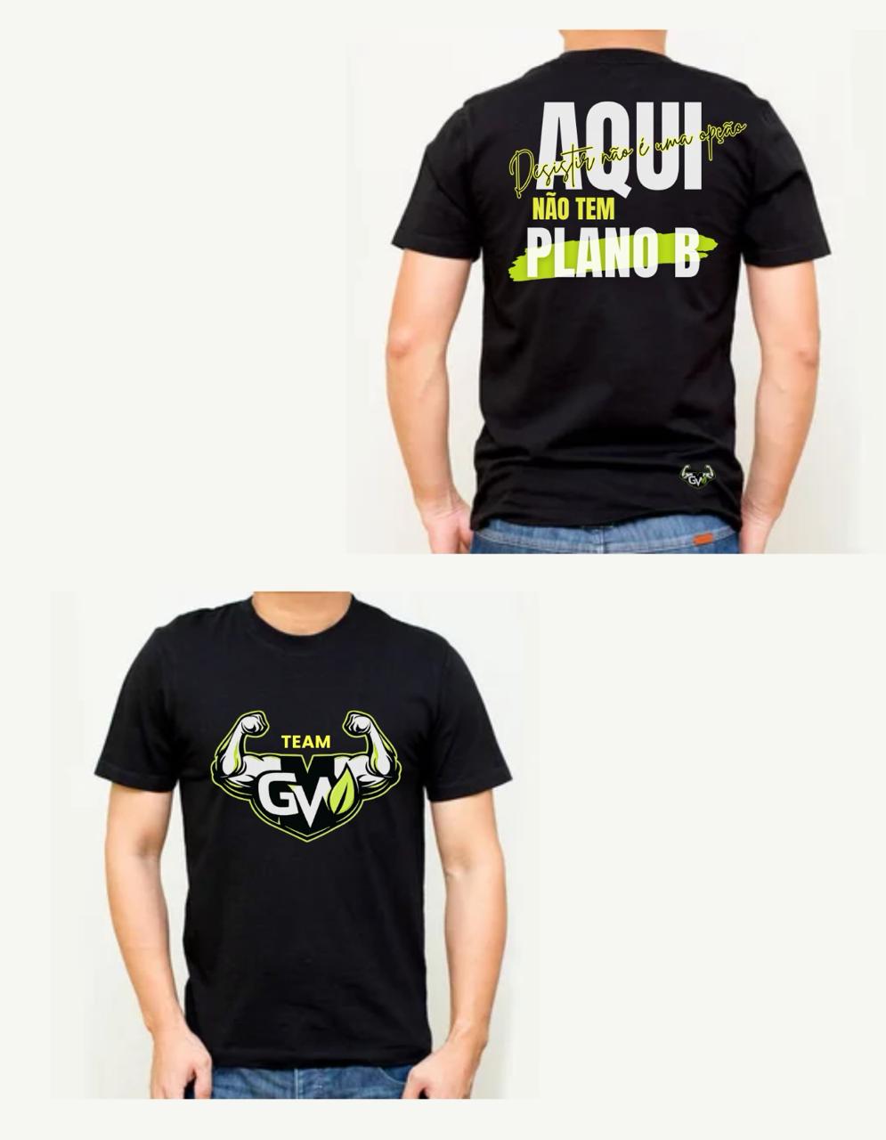 Camiseta preta da marca Geison William